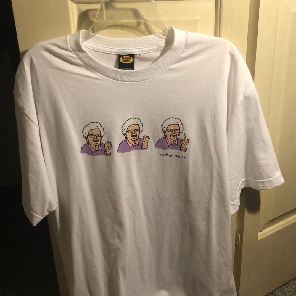 White Brother Merle Grandma Shirt